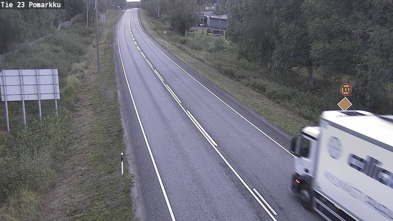 Weather Camera Image Road 23 Pomarkku, Pomarkku, Satakunta