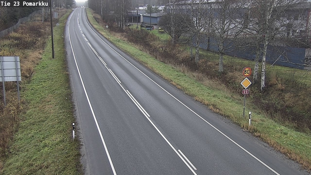 Kelikamerat Kuva Tie 23 Pomarkku, Pomarkku, Satakunta
