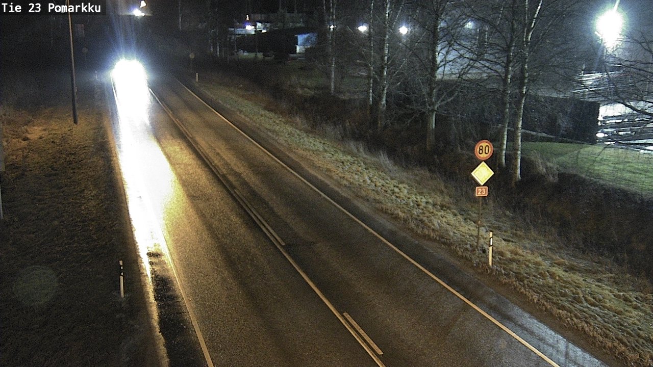 Weather Camera Image Väg 23 Påmark, Pomarkku, Satakunta