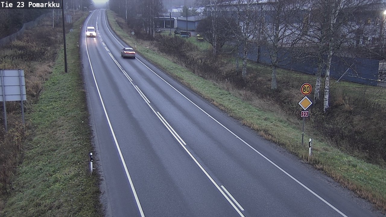 Kelikamerat Kuva Tie 23 Pomarkku, Pomarkku, Satakunta