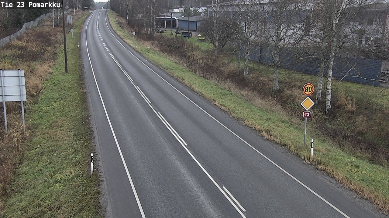 Kelikamerat Kuva Tie 23 Pomarkku, Pomarkku, Satakunta