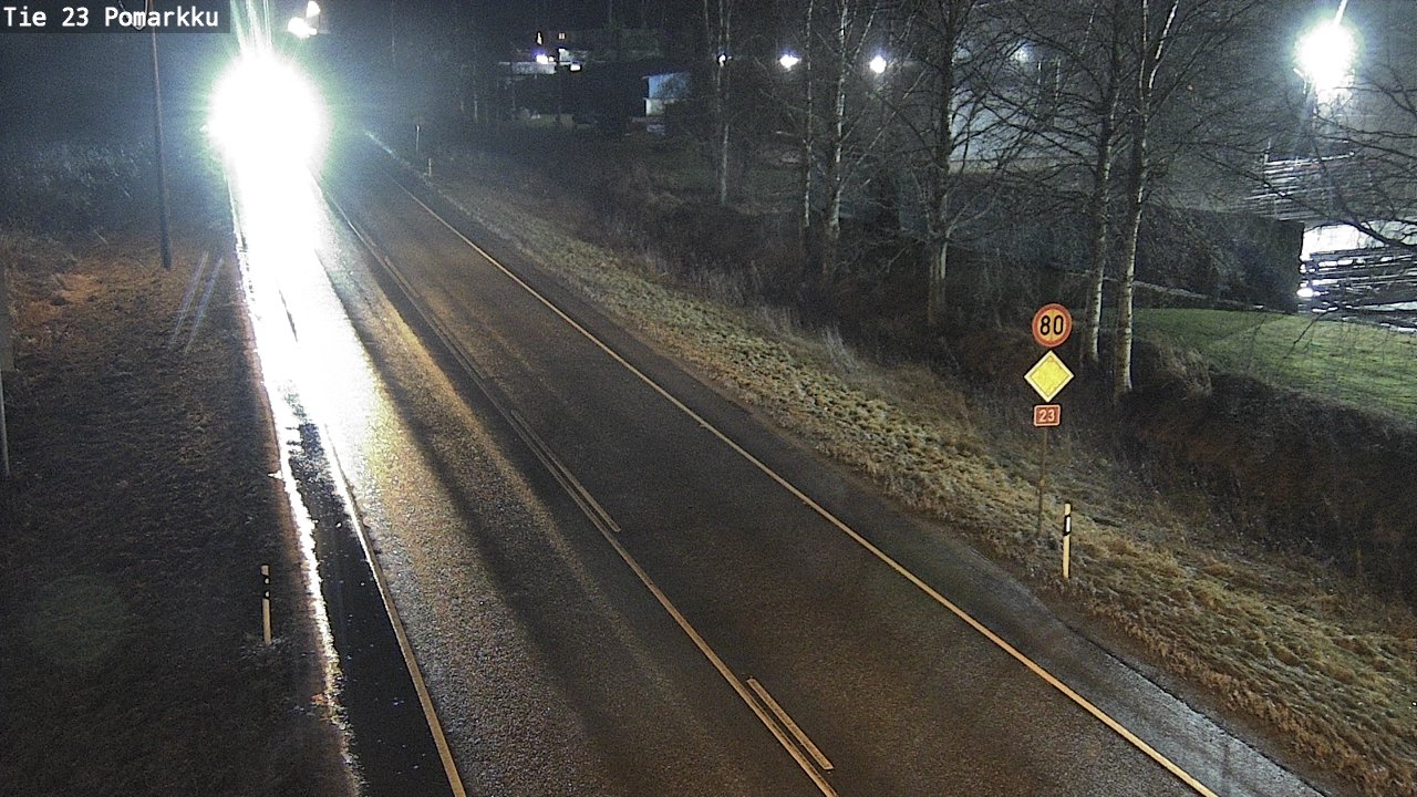 Weather Camera Image Väg 23 Påmark, Pomarkku, Satakunta