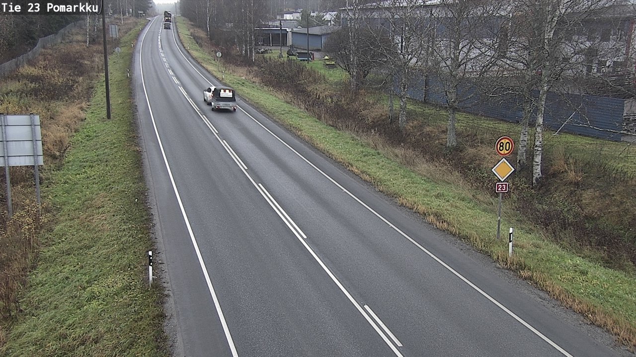 Kelikamerat Kuva Tie 23 Pomarkku, Pomarkku, Satakunta