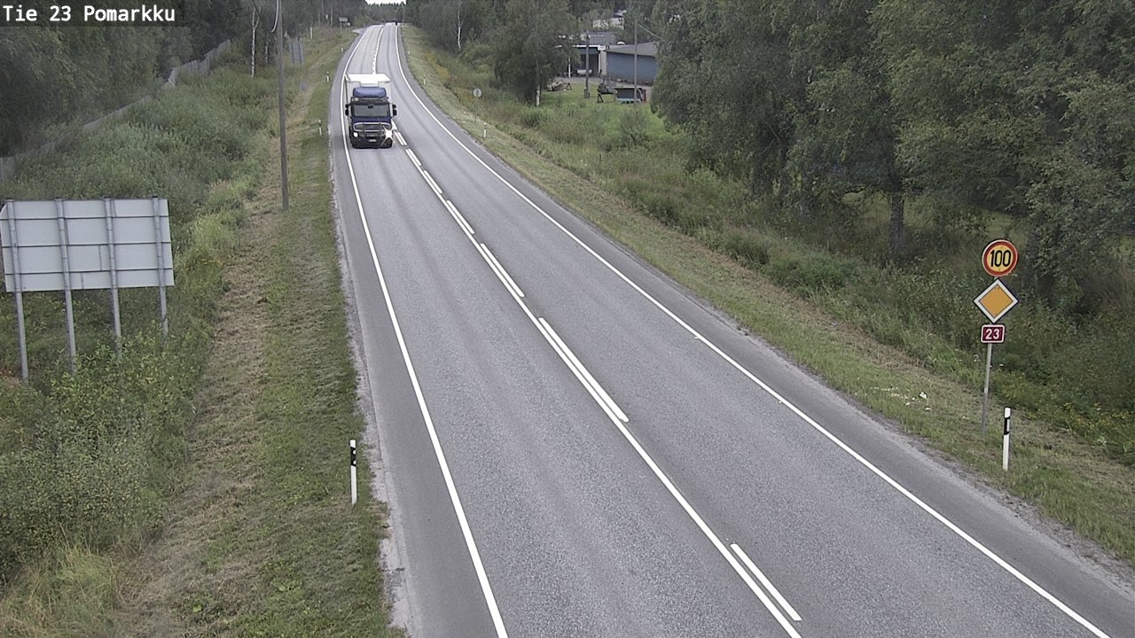 Weather Camera Image Road 23 Pomarkku, Pomarkku, Satakunta