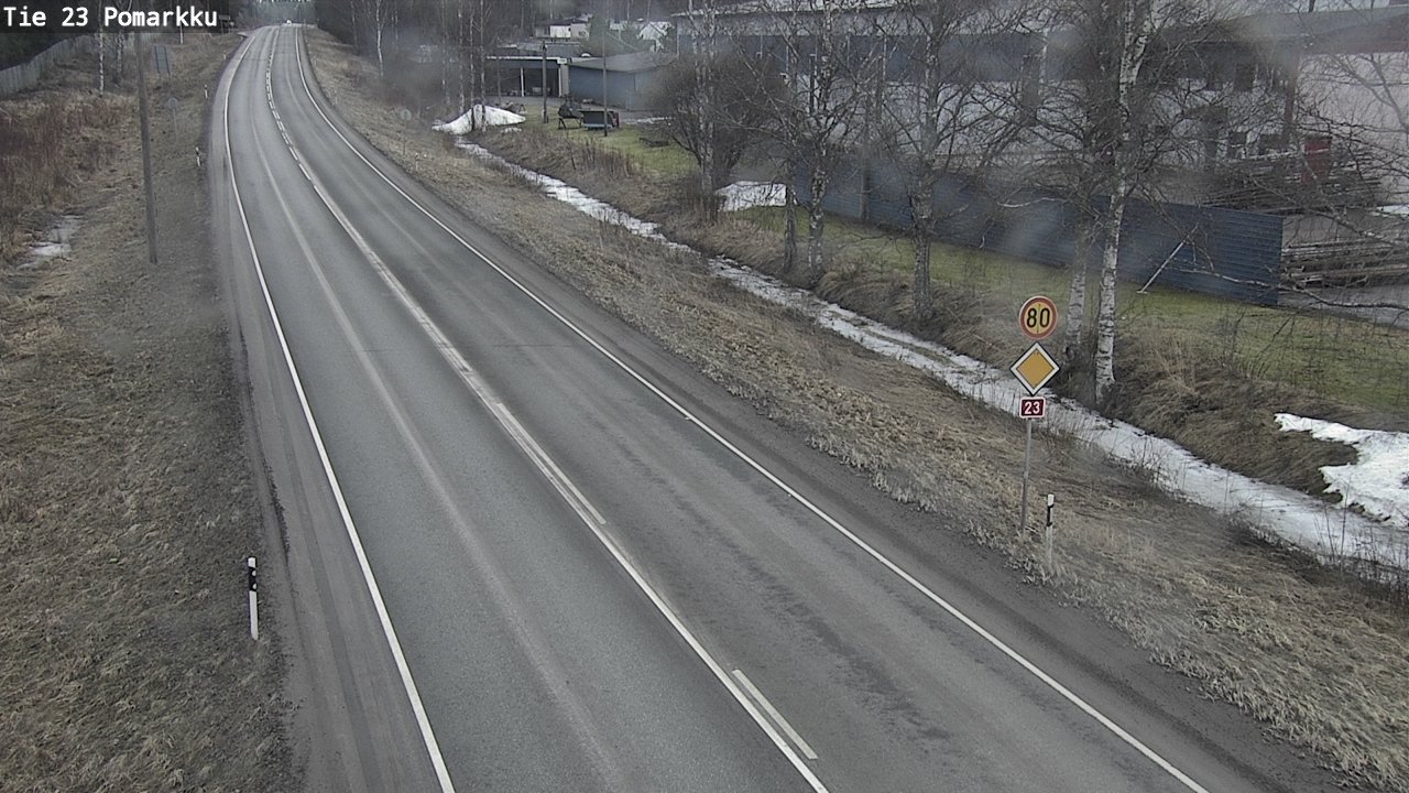 Weather Camera Image Road 23 Pomarkku, Pomarkku, Satakunta