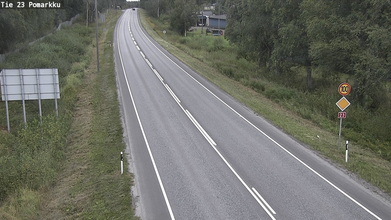Weather Camera Image Road 23 Pomarkku, Pomarkku, Satakunta