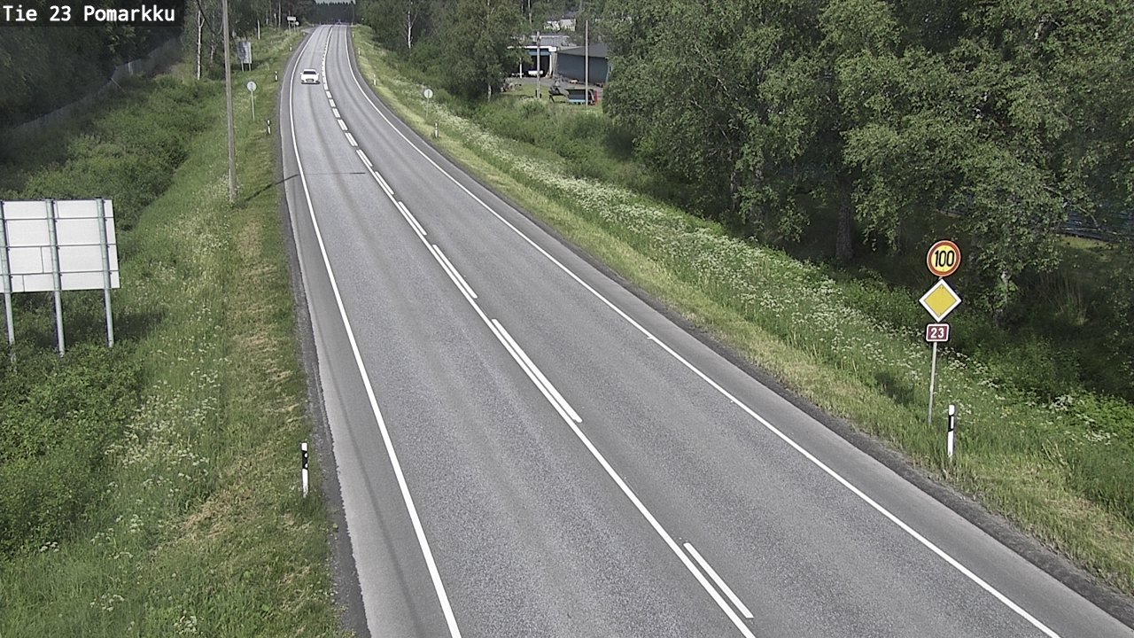 Kelikamerat Kuva Tie 23 Pomarkku, Pomarkku, Satakunta