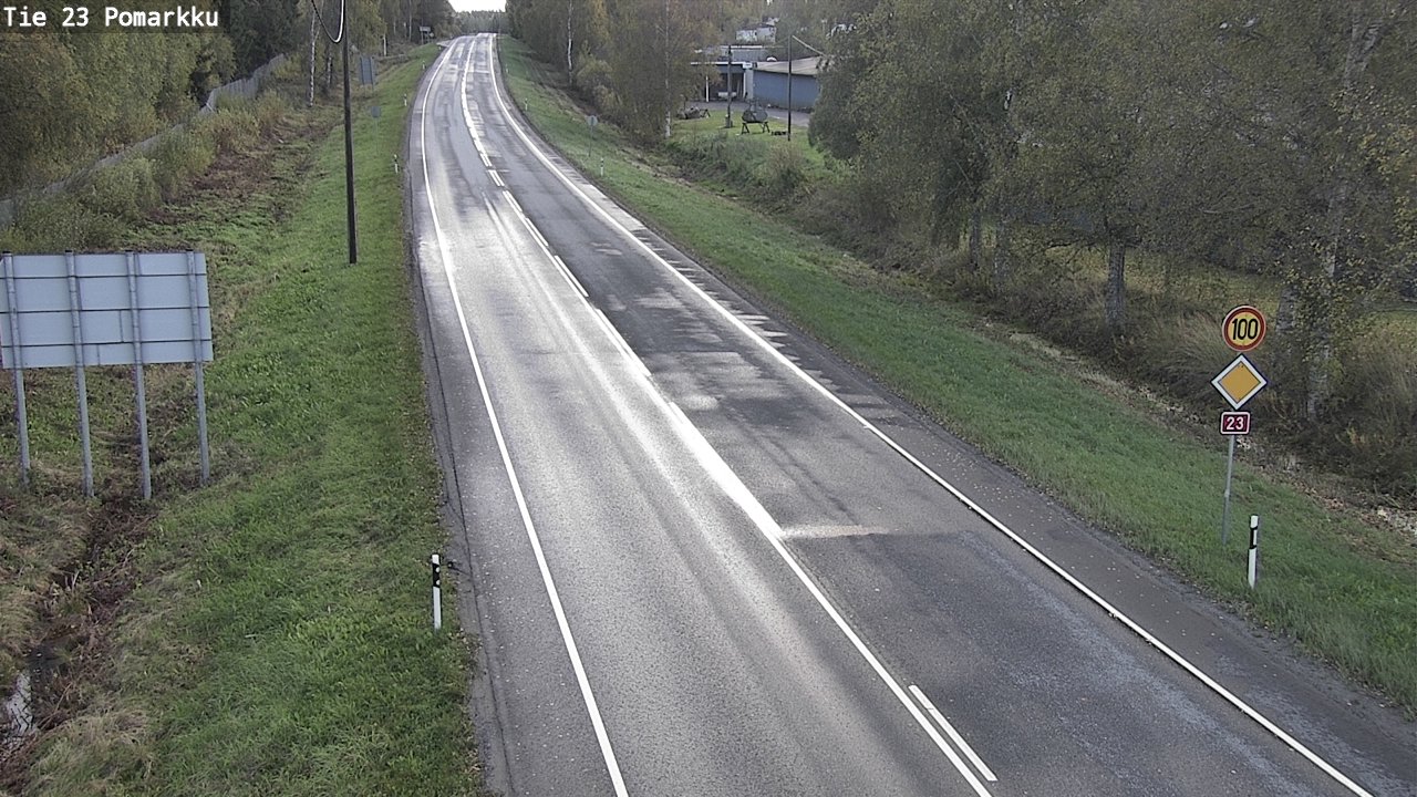Weather Camera Image Road 23 Pomarkku, Pomarkku, Satakunta