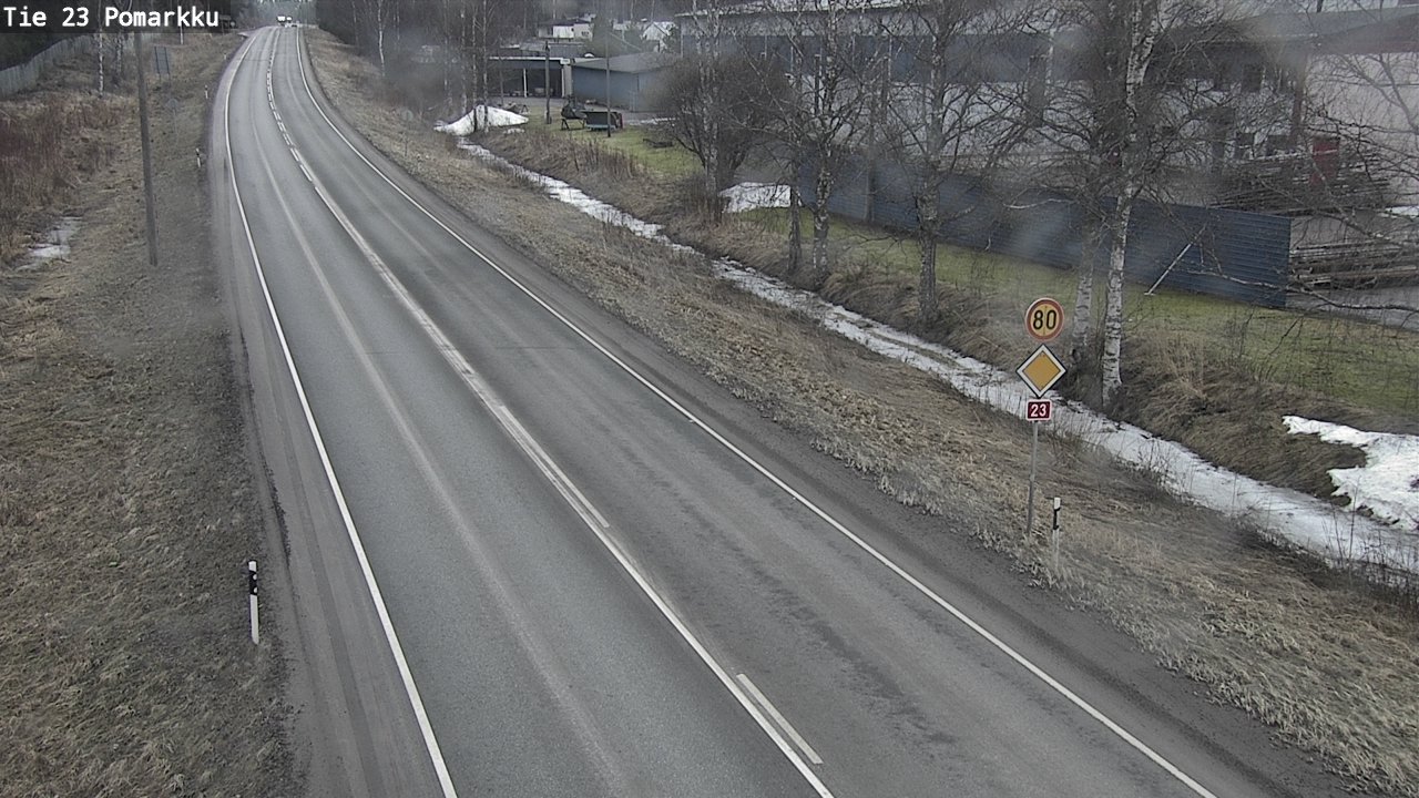 Weather Camera Image Road 23 Pomarkku, Pomarkku, Satakunta