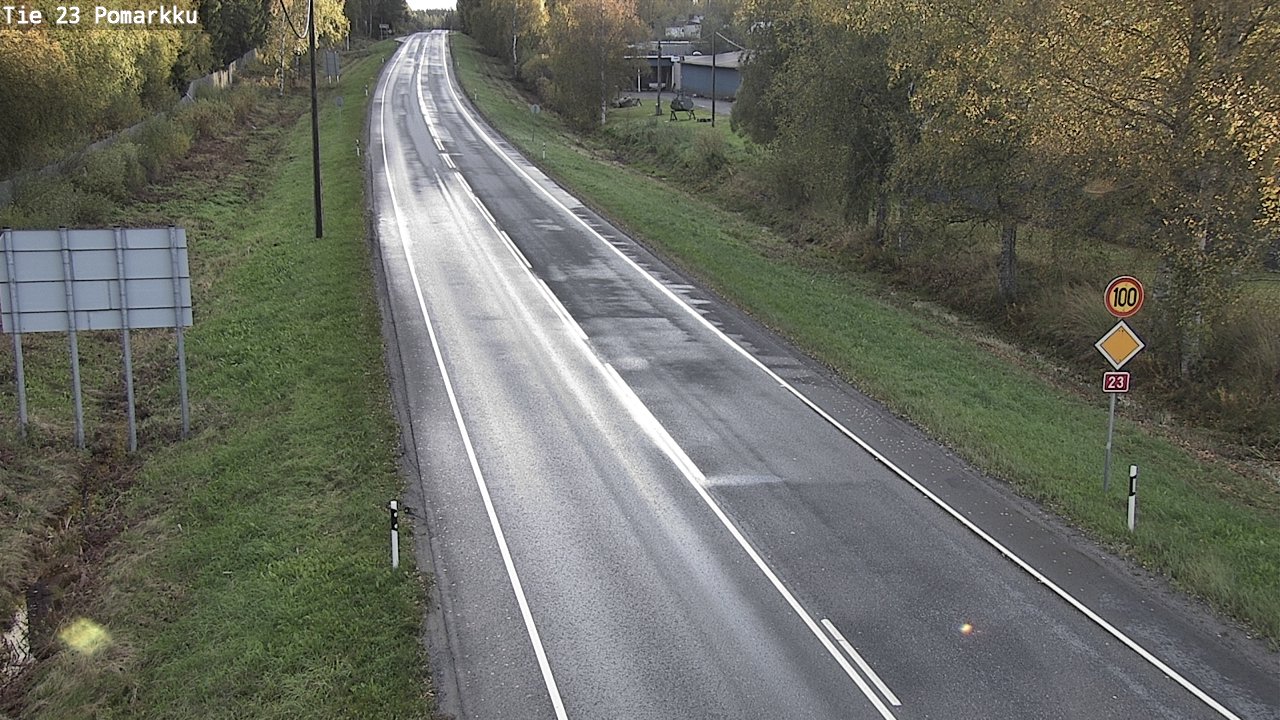 Weather Camera Image Road 23 Pomarkku, Pomarkku, Satakunta