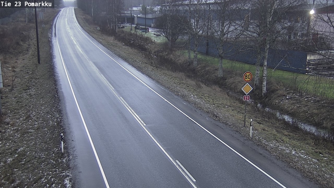 Weather Camera Image Väg 23 Påmark, Pomarkku, Satakunta