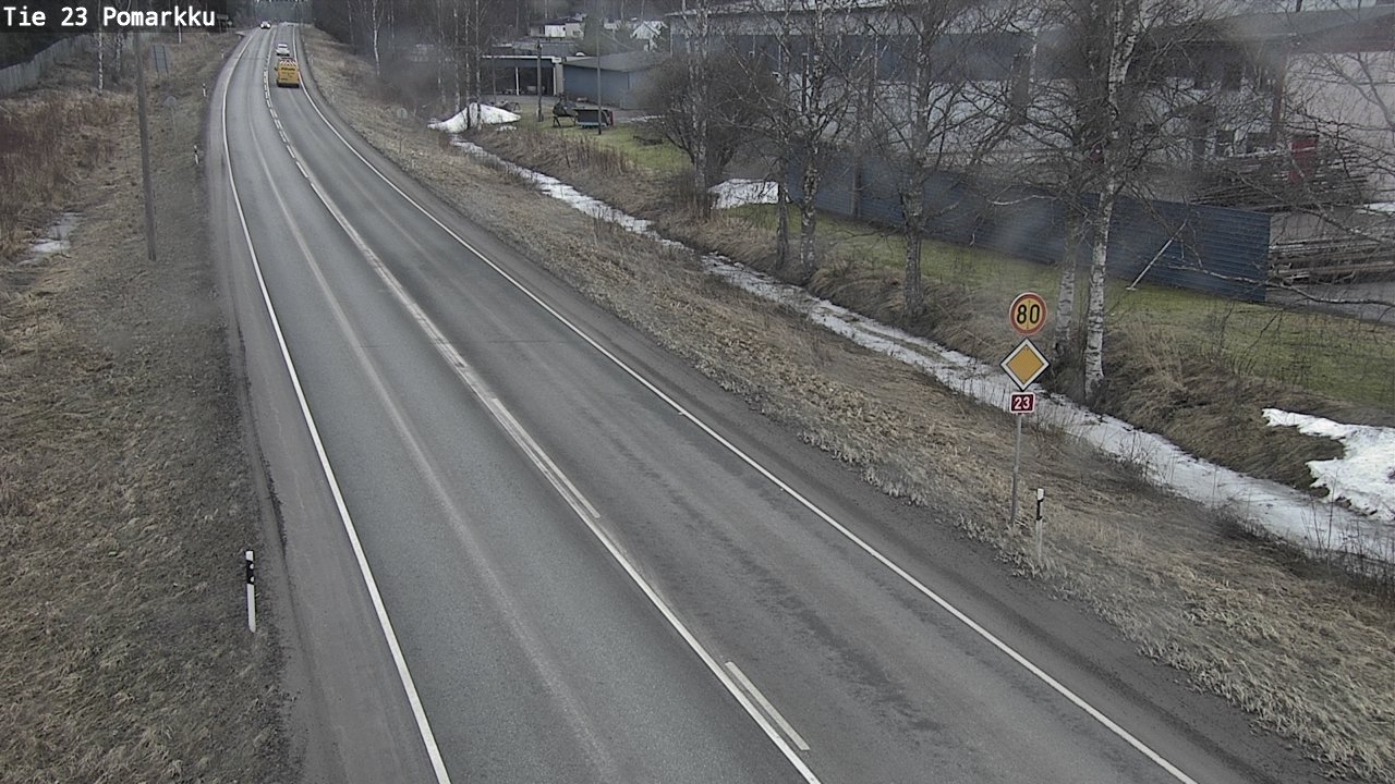 Weather Camera Image Road 23 Pomarkku, Pomarkku, Satakunta