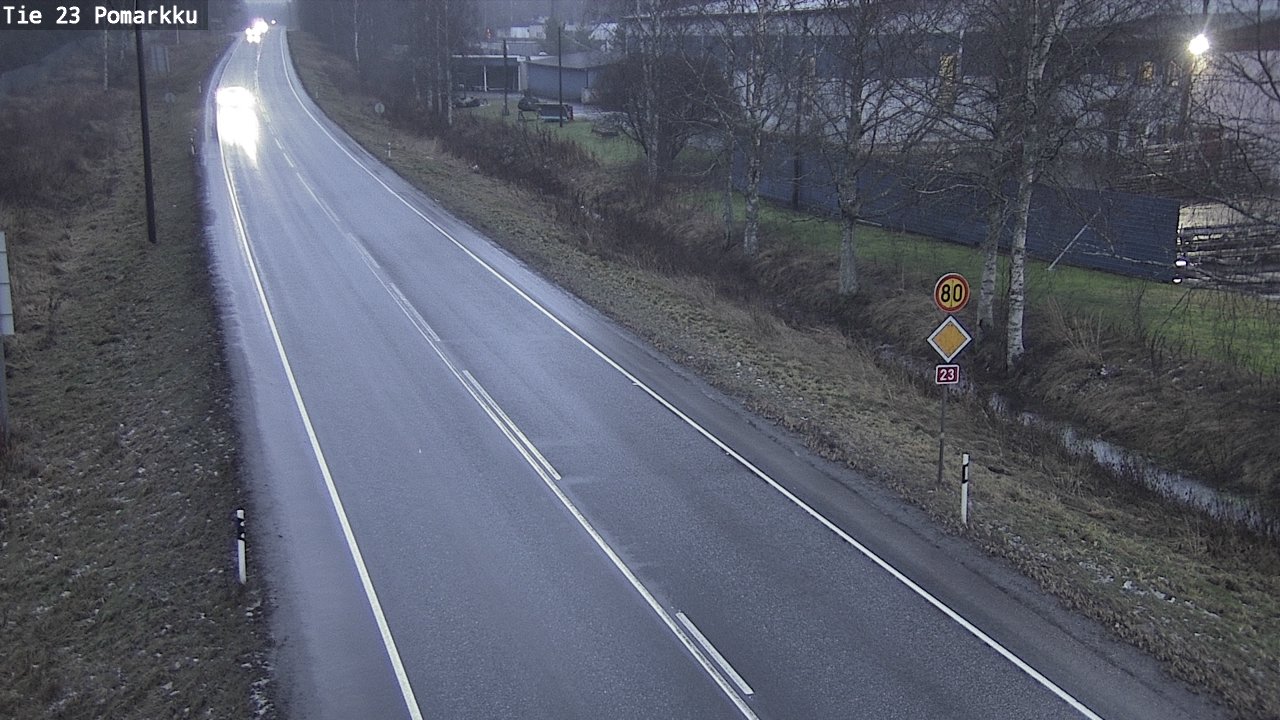 Weather Camera Image Väg 23 Påmark, Pomarkku, Satakunta