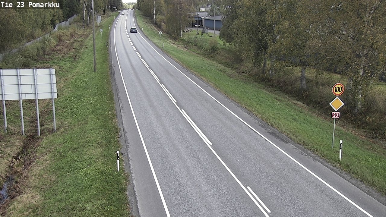 Weather Camera Image Road 23 Pomarkku, Pomarkku, Satakunta