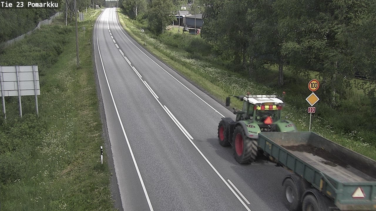 Kelikamerat Kuva Tie 23 Pomarkku, Pomarkku, Satakunta