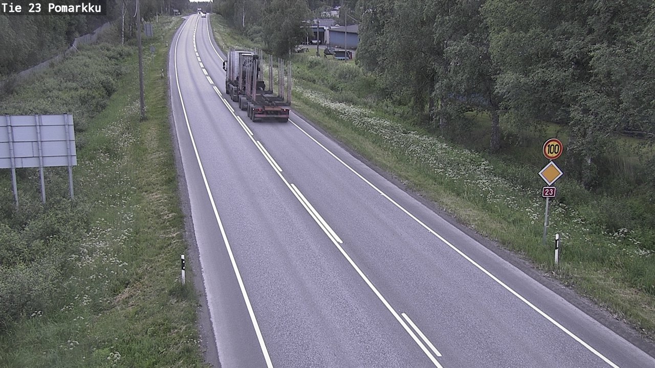 Kelikamerat Kuva Tie 23 Pomarkku, Pomarkku, Satakunta