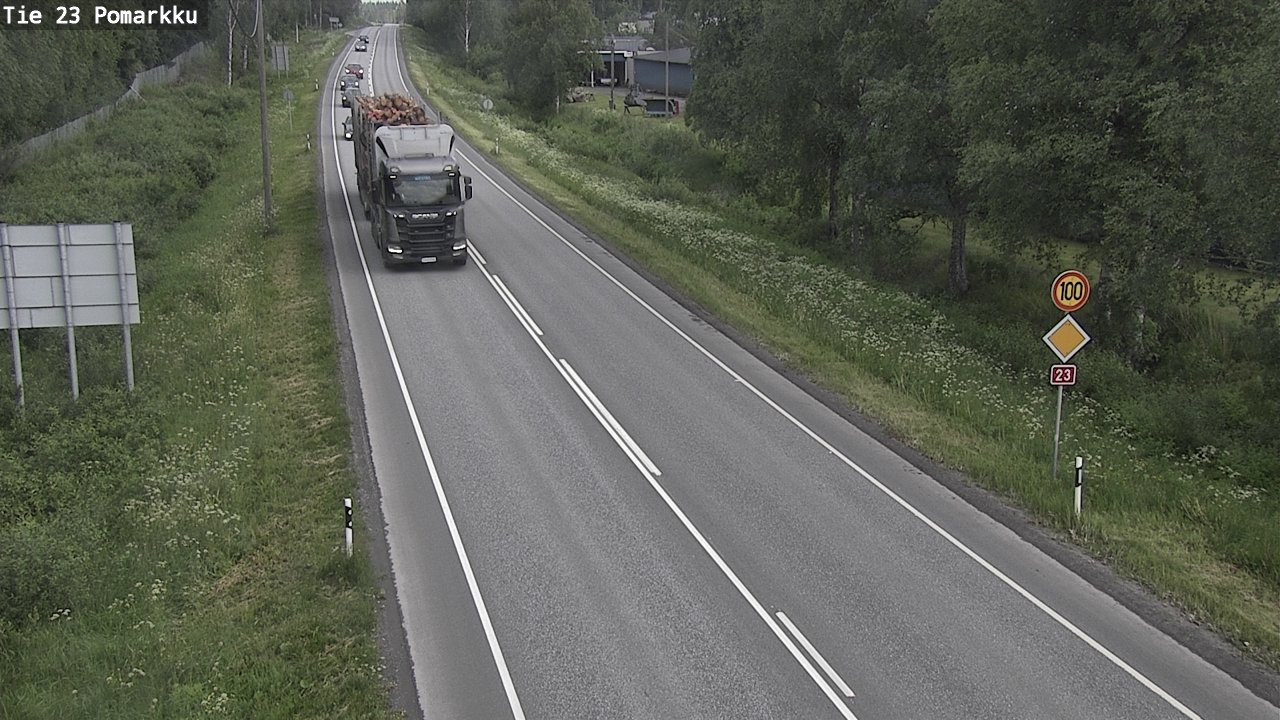 Kelikamerat Kuva Tie 23 Pomarkku, Pomarkku, Satakunta