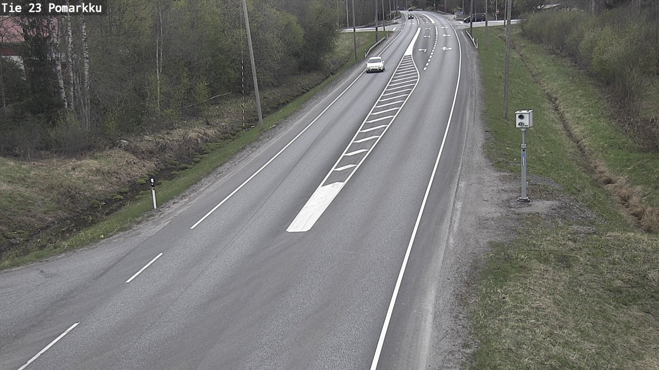 Weather Camera Image Väg 23 Påmark, Pomarkku, Satakunta