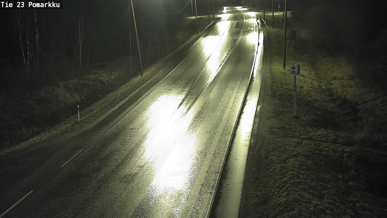 Weather Camera Image Road 23 Pomarkku, Pomarkku, Satakunta