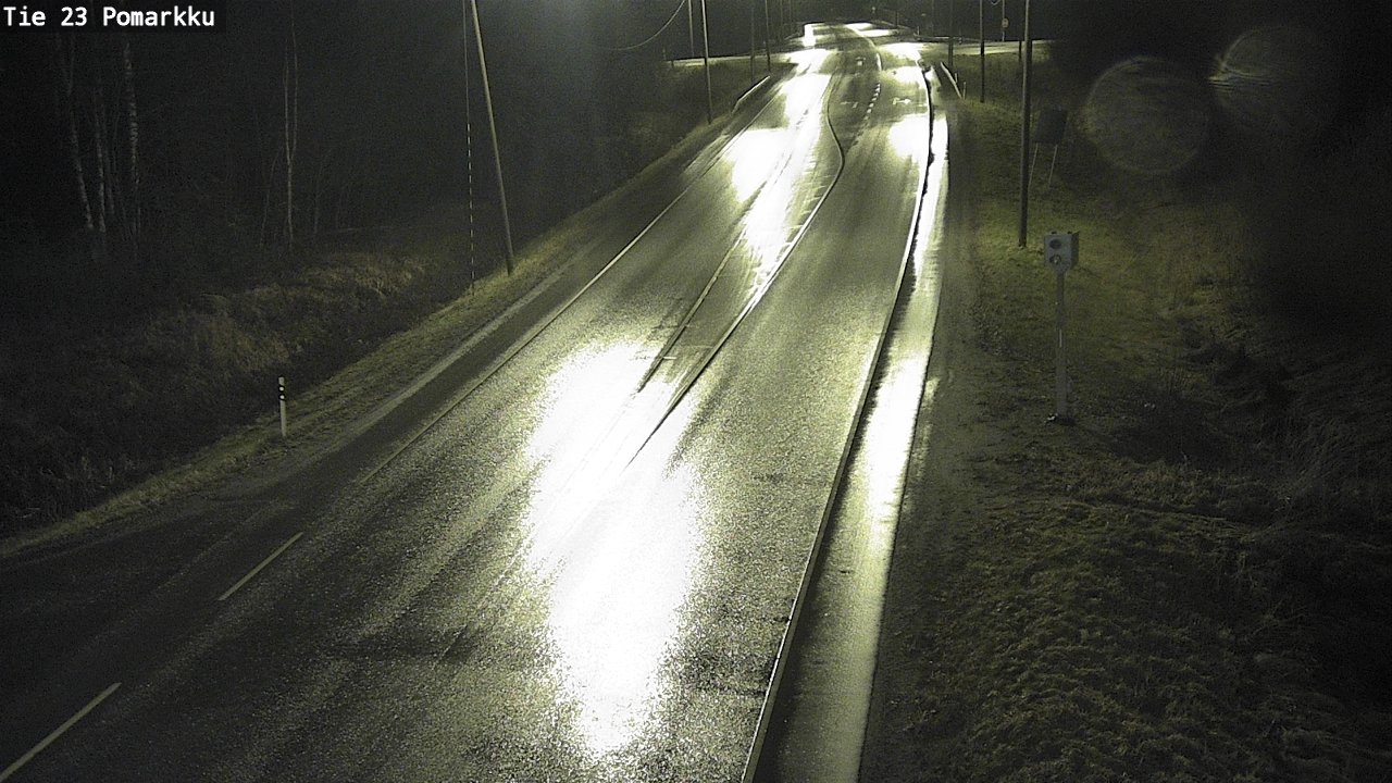 Weather Camera Image Road 23 Pomarkku, Pomarkku, Satakunta