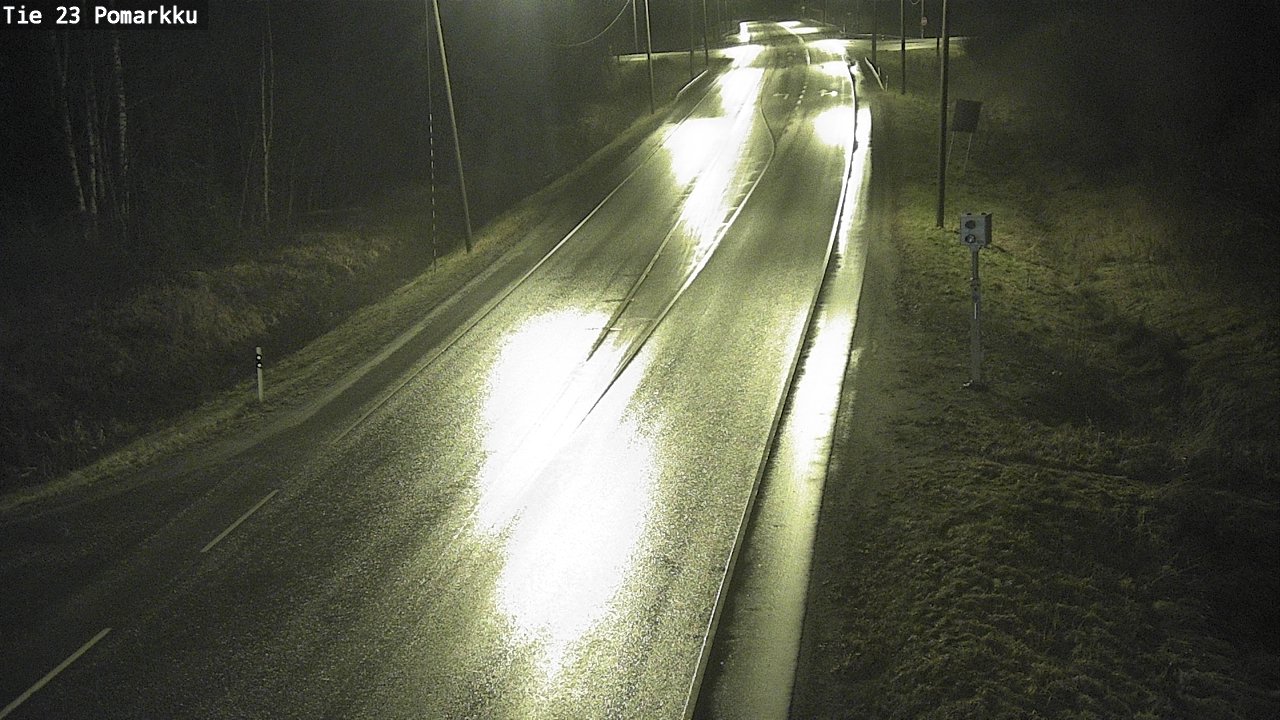 Weather Camera Image Road 23 Pomarkku, Pomarkku, Satakunta