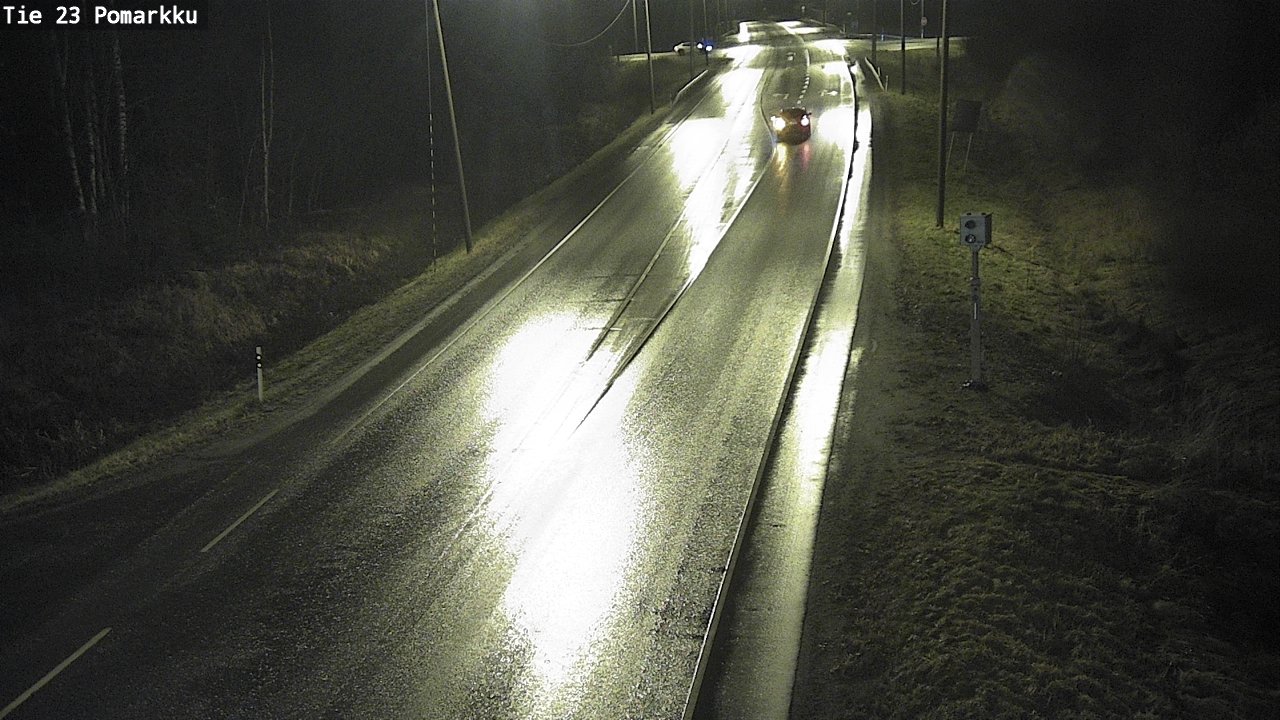 Weather Camera Image Road 23 Pomarkku, Pomarkku, Satakunta