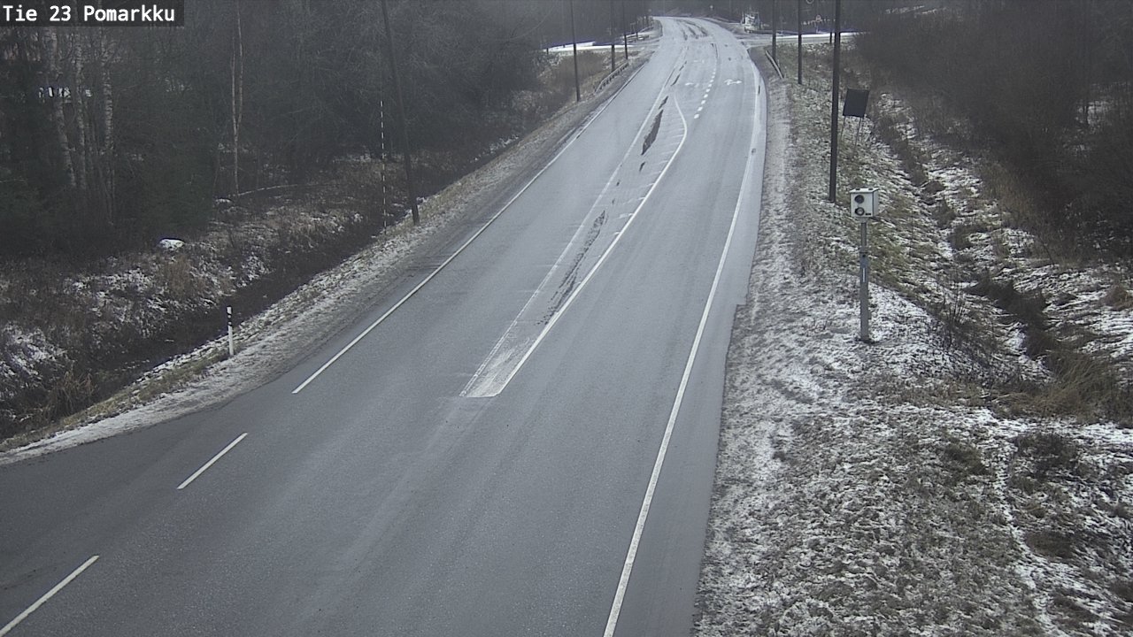 Weather Camera Image Road 23 Pomarkku, Pomarkku, Satakunta