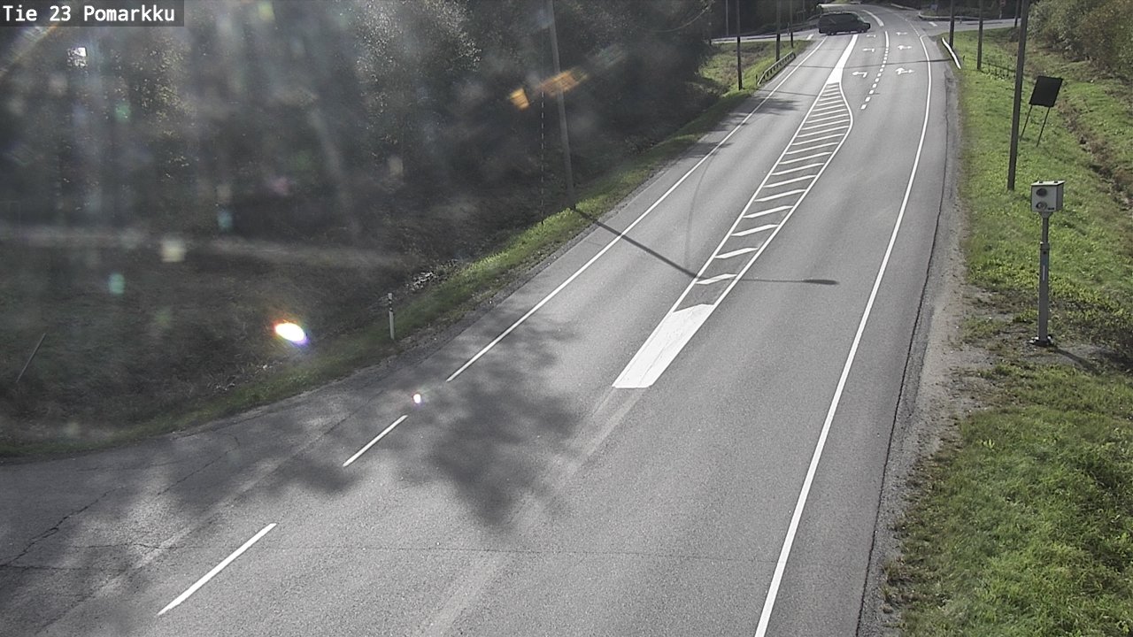 Weather Camera Image Väg 23 Påmark, Pomarkku, Satakunta