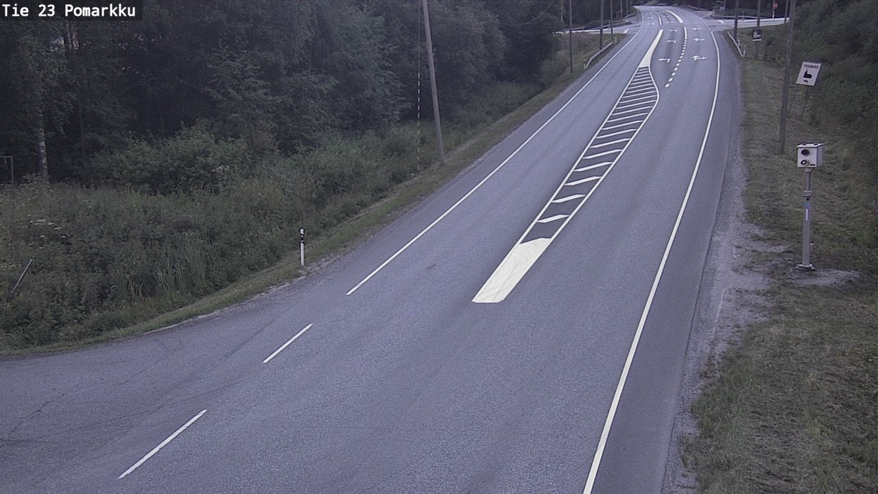 Weather Camera Image Road 23 Pomarkku, Pomarkku, Satakunta