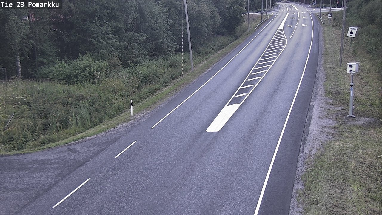 Weather Camera Image Road 23 Pomarkku, Pomarkku, Satakunta