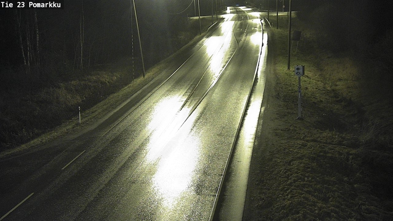 Weather Camera Image Road 23 Pomarkku, Pomarkku, Satakunta