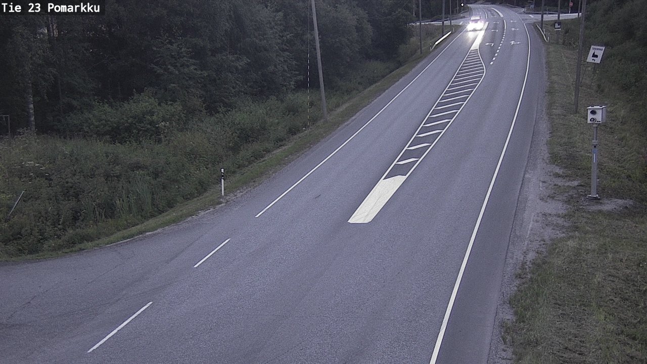 Weather Camera Image Road 23 Pomarkku, Pomarkku, Satakunta
