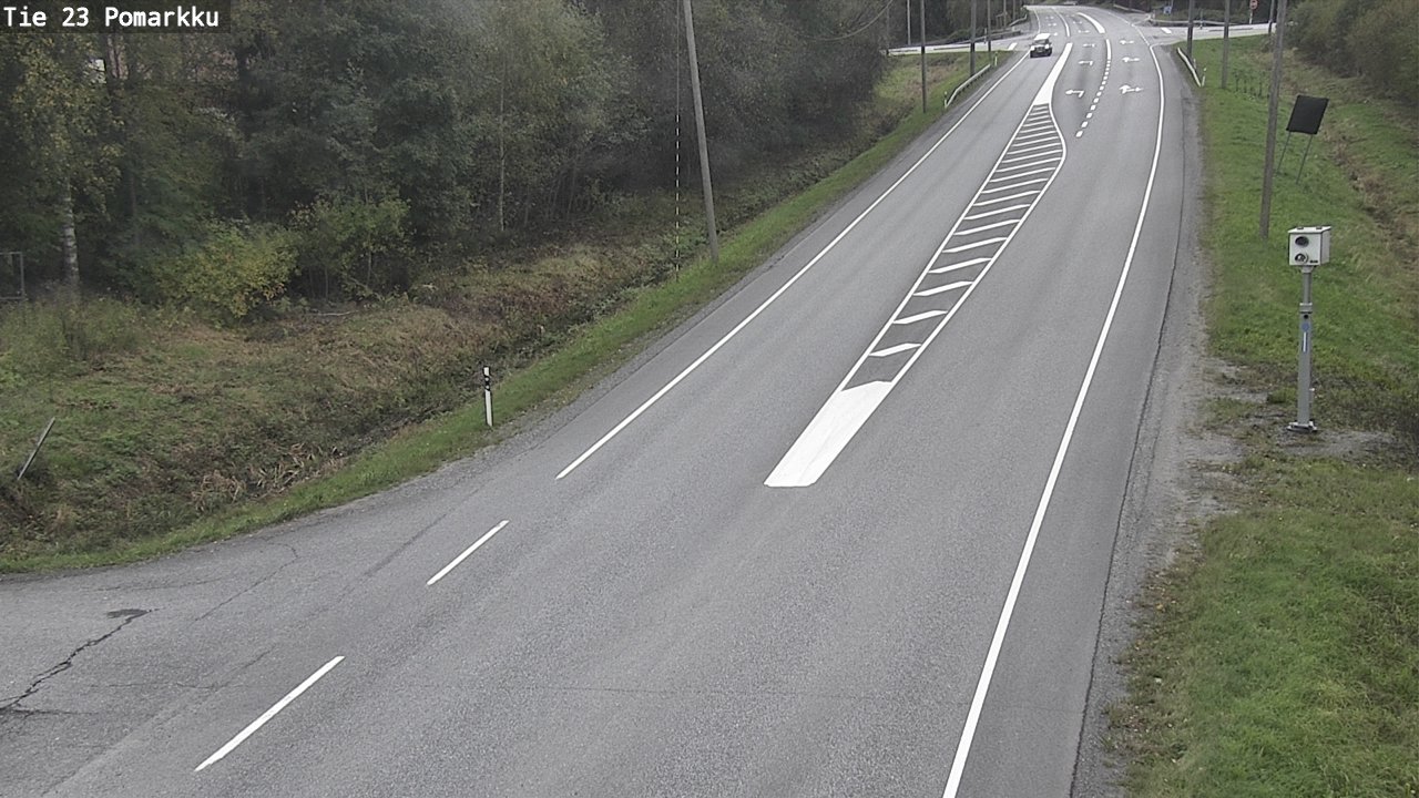 Weather Camera Image Väg 23 Påmark, Pomarkku, Satakunta