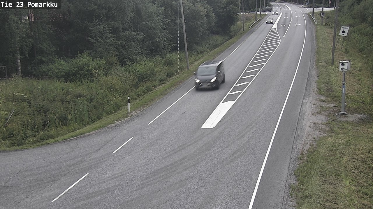 Weather Camera Image Road 23 Pomarkku, Pomarkku, Satakunta