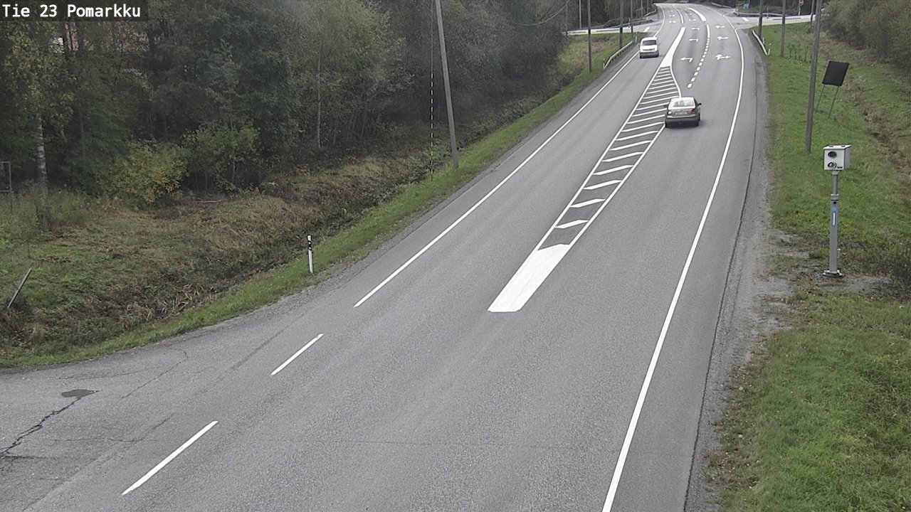 Weather Camera Image Väg 23 Påmark, Pomarkku, Satakunta