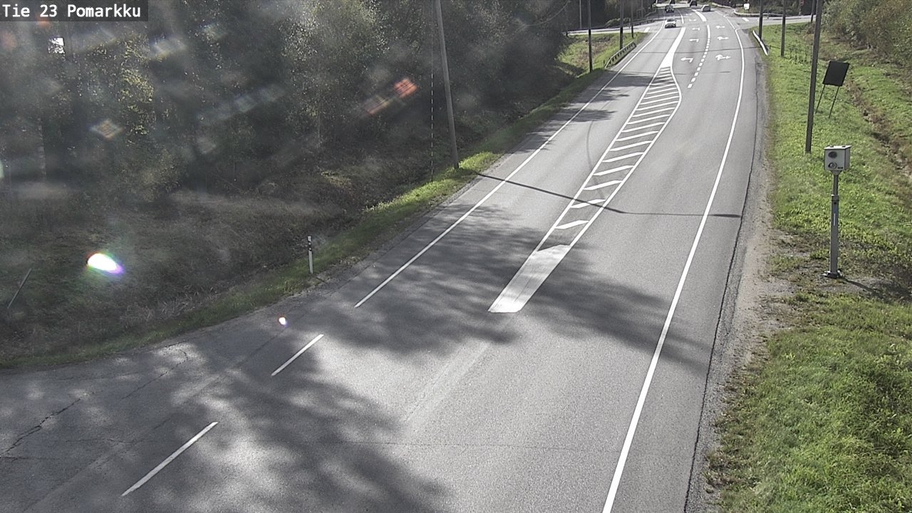 Weather Camera Image Väg 23 Påmark, Pomarkku, Satakunta