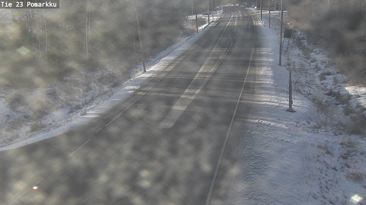 Weather Camera Image Road 23 Pomarkku, Pomarkku, Satakunta