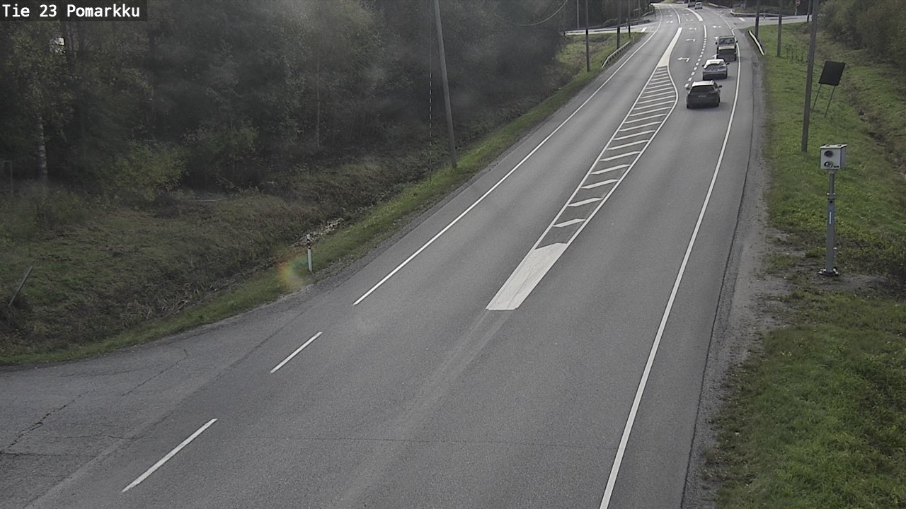 Weather Camera Image Väg 23 Påmark, Pomarkku, Satakunta
