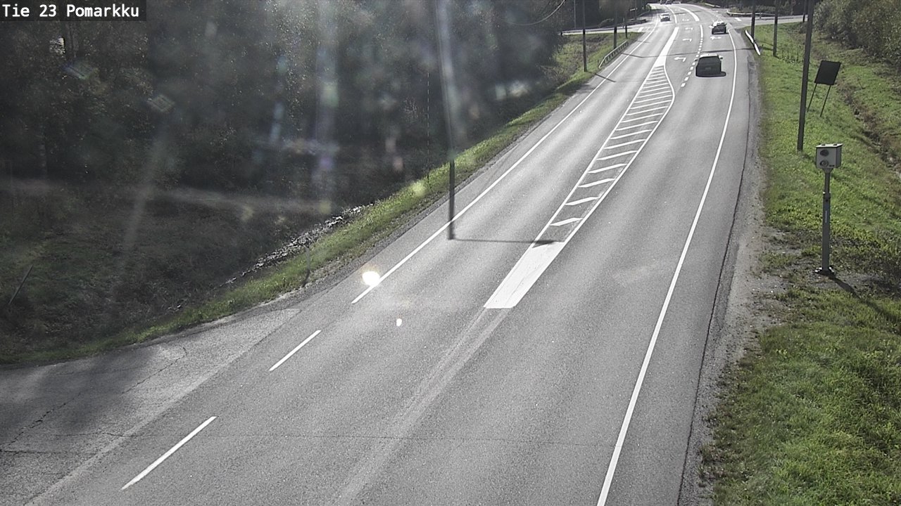 Weather Camera Image Väg 23 Påmark, Pomarkku, Satakunta