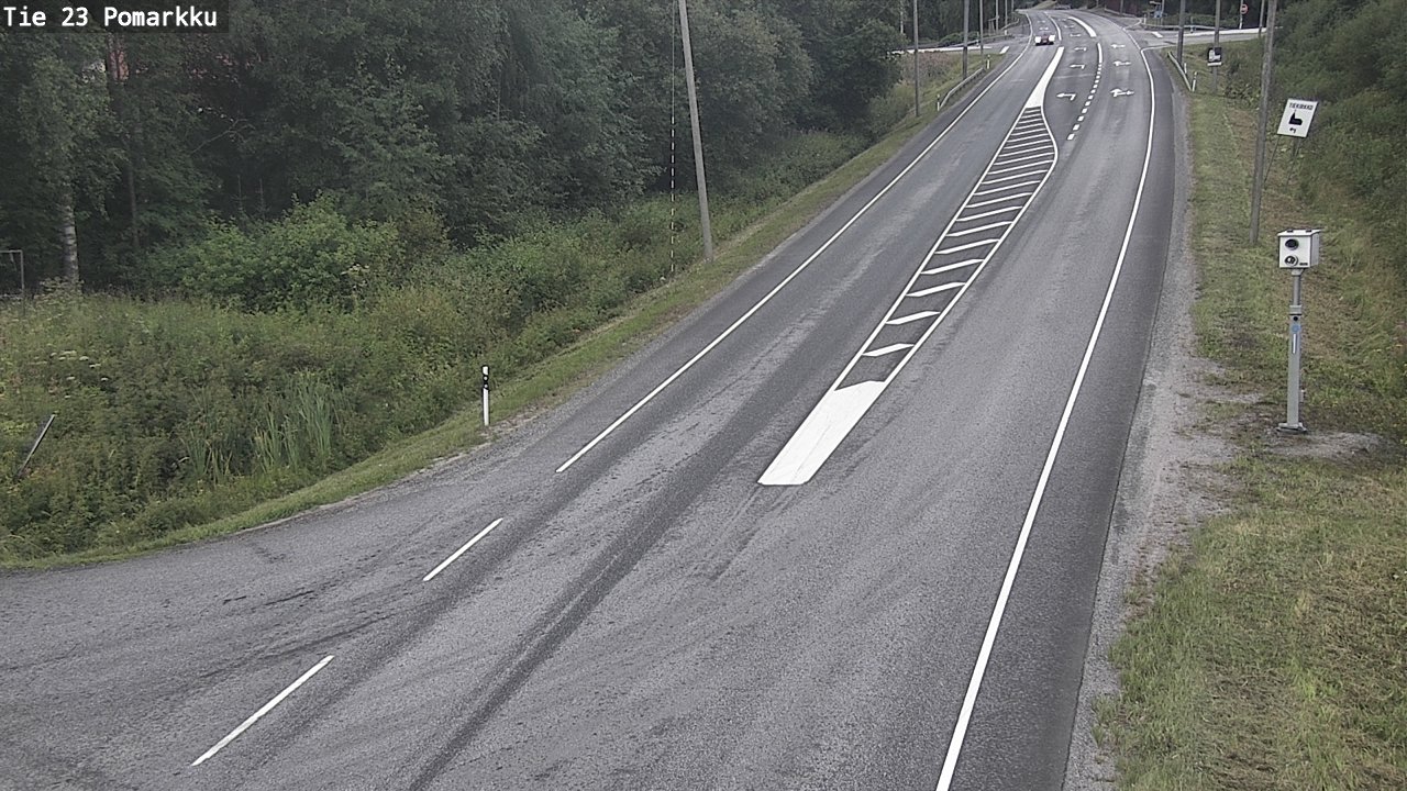 Weather Camera Image Road 23 Pomarkku, Pomarkku, Satakunta