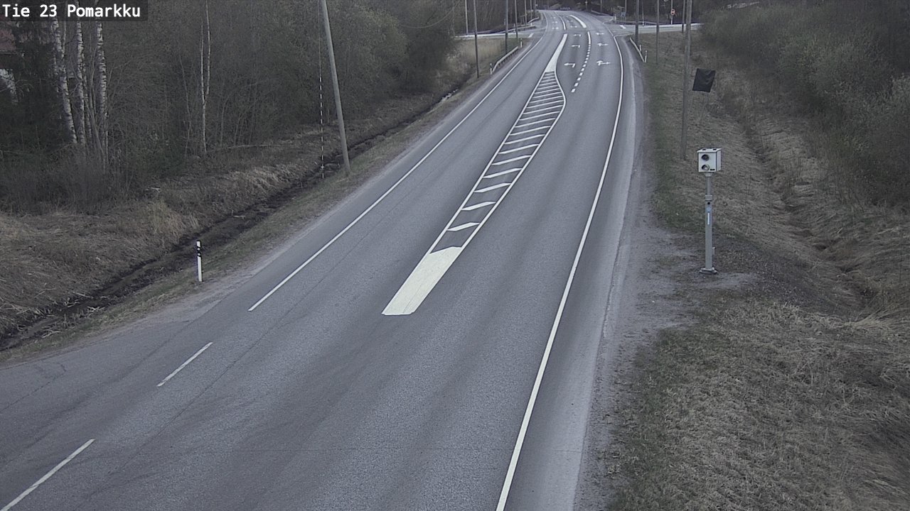 Weather Camera Image Road 23 Pomarkku, Pomarkku, Satakunta