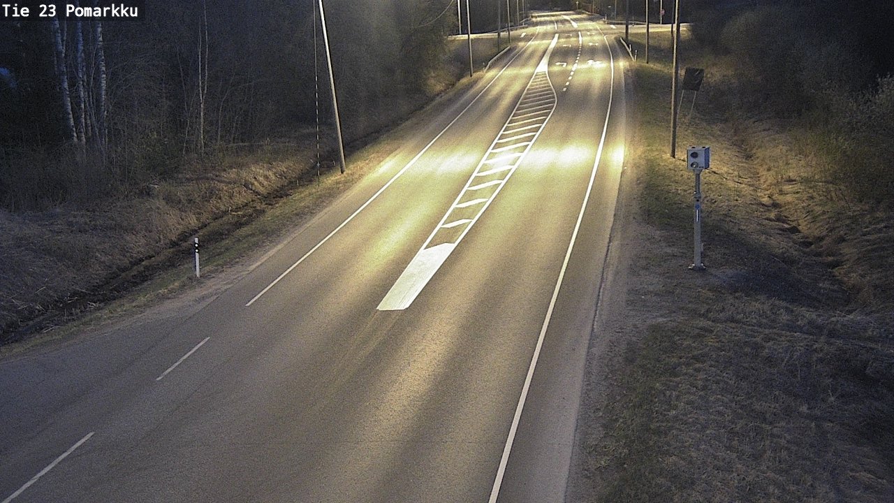 Weather Camera Image Väg 23 Påmark, Pomarkku, Satakunta