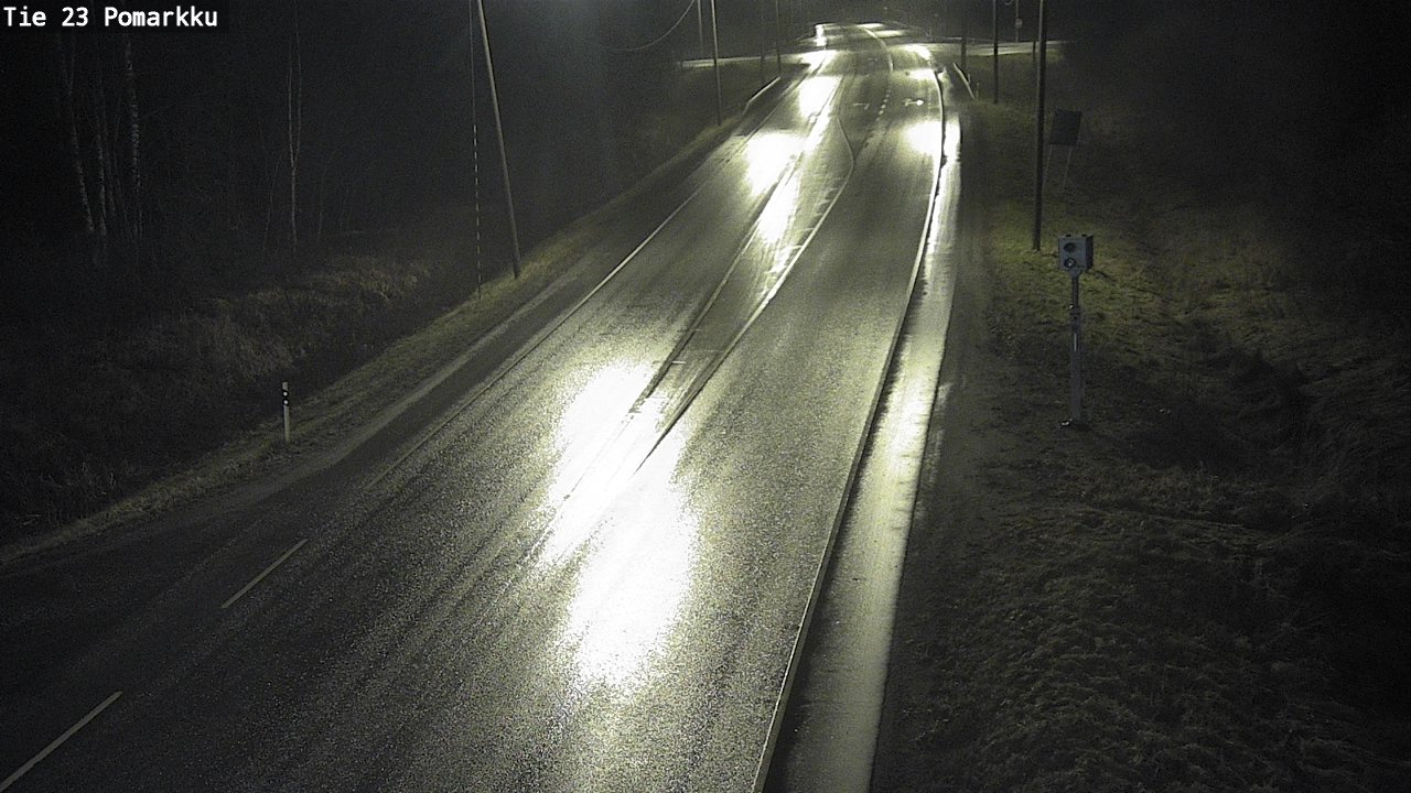 Weather Camera Image Road 23 Pomarkku, Pomarkku, Satakunta