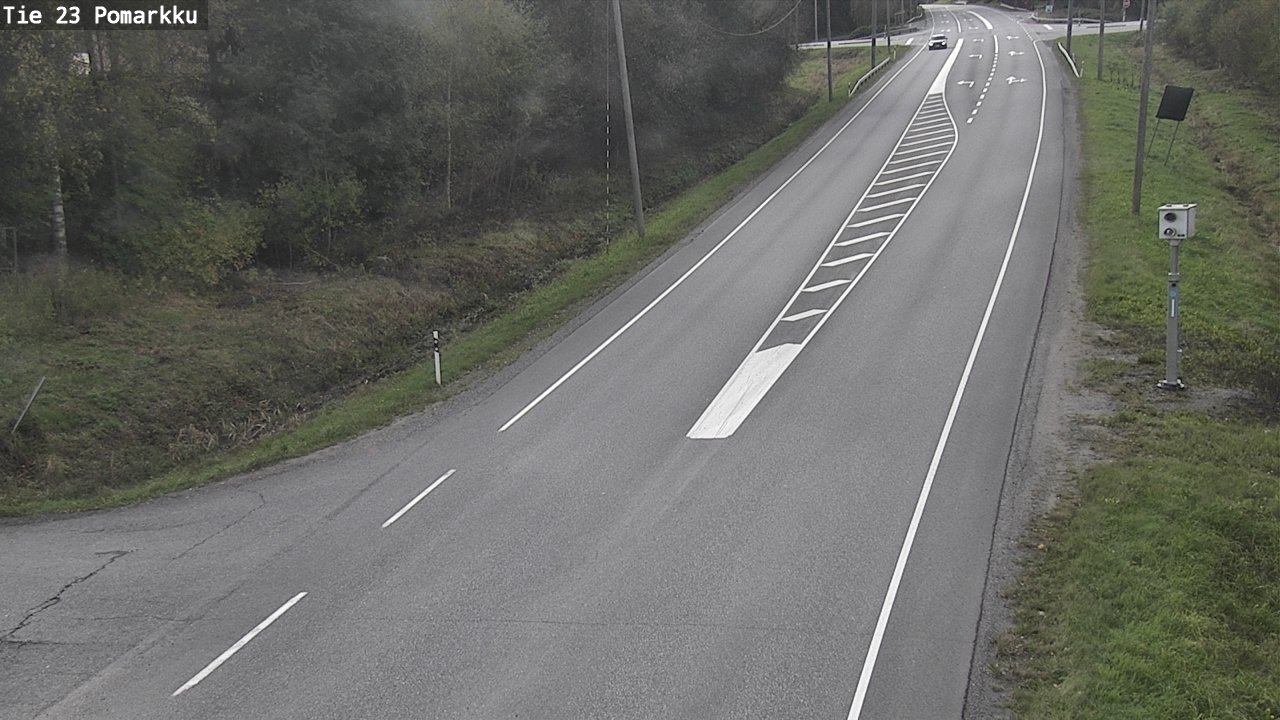 Weather Camera Image Väg 23 Påmark, Pomarkku, Satakunta