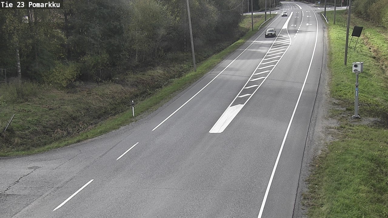 Weather Camera Image Väg 23 Påmark, Pomarkku, Satakunta