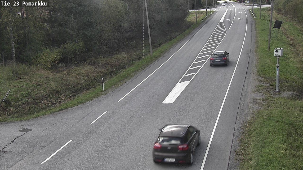 Weather Camera Image Väg 23 Påmark, Pomarkku, Satakunta