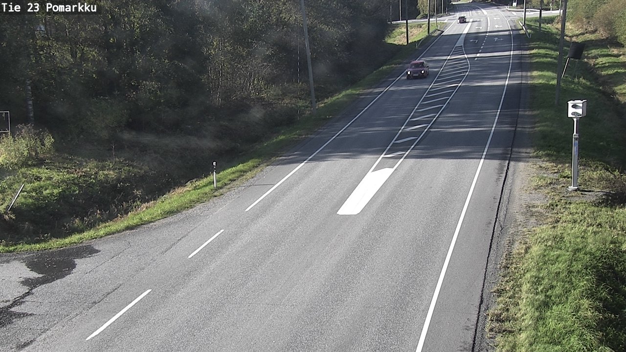 Weather Camera Image Väg 23 Påmark, Pomarkku, Satakunta