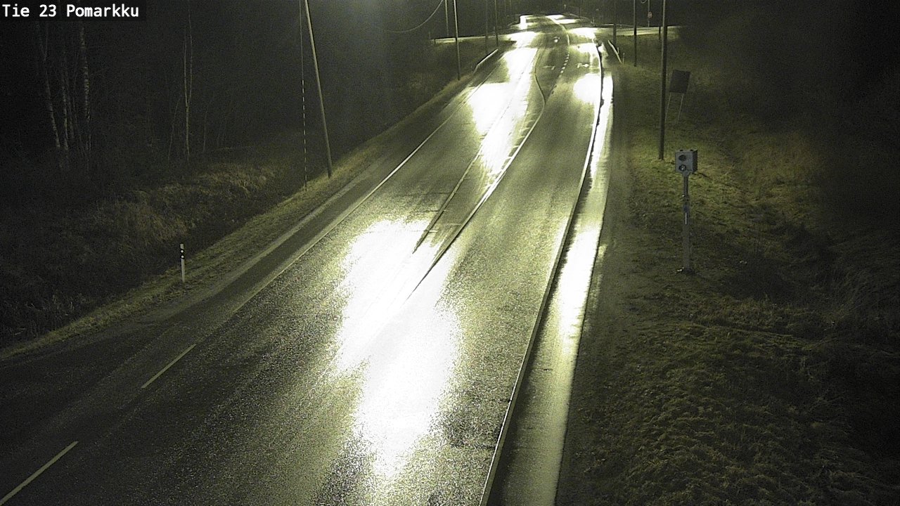 Weather Camera Image Road 23 Pomarkku, Pomarkku, Satakunta