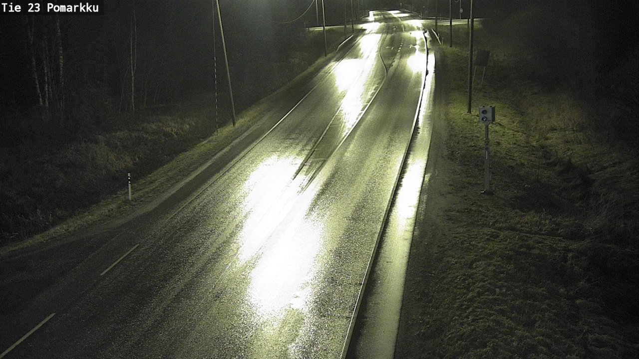 Weather Camera Image Road 23 Pomarkku, Pomarkku, Satakunta