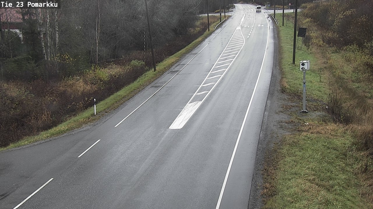 Weather Camera Image Väg 23 Påmark, Pomarkku, Satakunta